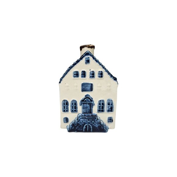 Vintage KLM Blue Delft House #4 Rynbende Empty Holland Dutch KLM Airlines - Picture 1 of 8